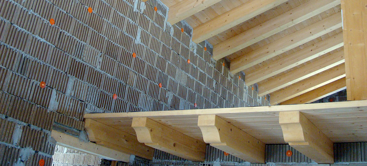 Argilla cruda rivestimento mattoni